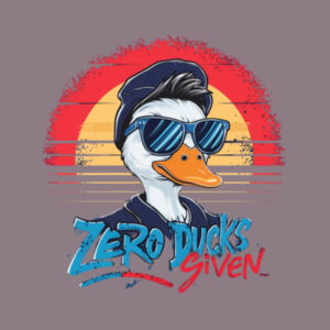 Zero Ducks Given - AS Colour Womens Maple Tee Design
