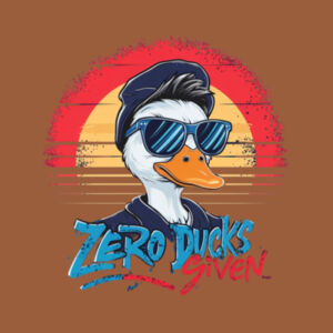 Zero Ducks Given - AS Colour Mens Staple T shirt Design