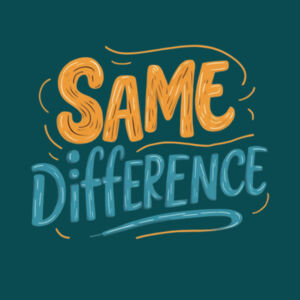Same Difference - AS Colour Mens Staple T shirt Design