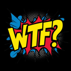 WTF? - AS Colour Mens Stencil Hoodie Design
