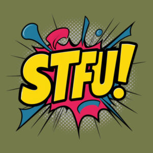 STFU! - AS Colour Mens Stencil Hoodie Design