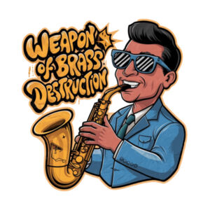 Weapons of Brass Destruction - AS Colour Womens Maple Tee Design