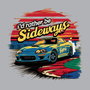 Sideways Supra - AS Colour Kids Youth T shirt Design