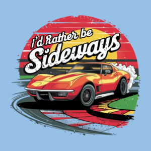 Sideways Corvette - AS Colour Womens Maple Tee Design