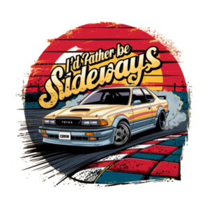 Sideways Crown - AS Colour Womens Maple Tee Design