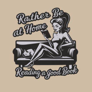 Rather Be At Home Reading A Good Book - AS Colour Mens Staple T shirt Design