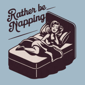 Rather Be Napping - AS Colour Mens Staple T shirt Design