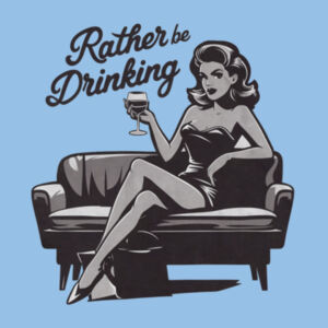 Rather Be Drinking - AS Colour Mens Staple T shirt Design