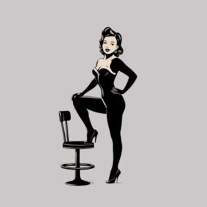 Barstool Pose - AS Colour Womens Supply Hood Design