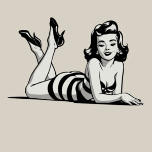 Lying forward - AS Colour Womens Maple Tee Design