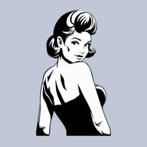 Over the shoulder - AS Colour Womens Maple Tee Design