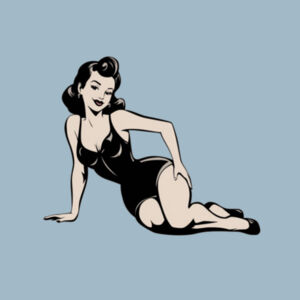 Reclining - AS Colour Womens Maple Tee Design