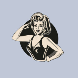 Salute - AS Colour Womens Maple Tee Design