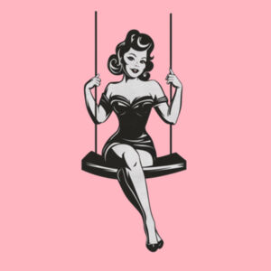 Swinging - AS Colour Womens Maple Tee Design