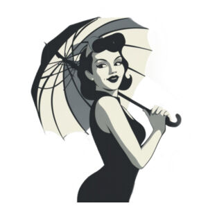 Umbrella - AS Colour Mens Staple T shirt Design