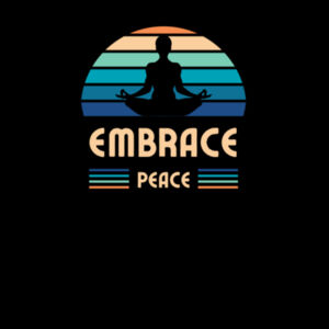 Embrace Peace - AS Colour Mens Stencil Hoodie Design