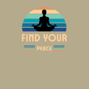 Find Your Peace - AS Colour Mens Stencil Hoodie Design