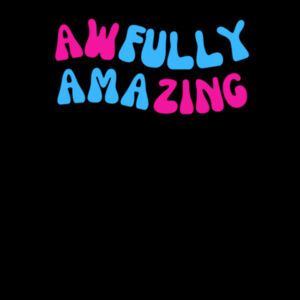 Awfully Amazing - AS Colour Mens Stencil Hoodie Design