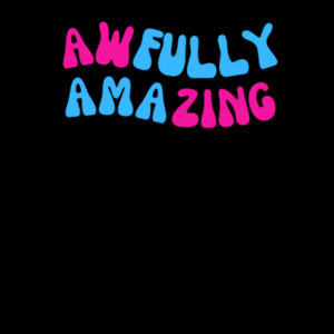 Awfully Amazing - AS Colour Mens Staple T shirt Design