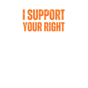 I Support Your Right to STFU - AS Colour Womens Maple Tank Design