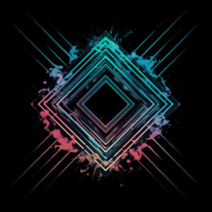 Infinity Cube - AS Colour Womens Maple Tee Design