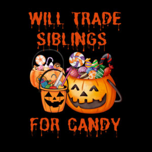 Will Trade Siblings For Candy - AS Colour Kids Youth T shirt Design