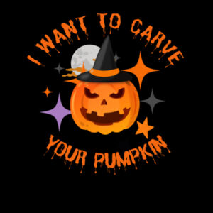 I Want To Carve Your Pumpkin - AS Colour Mens Staple T shirt Design