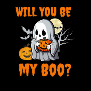 Will You Be My Boo? - AS Colour Womens Maple Tee Design