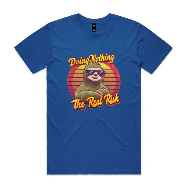 Doing nothing is the real risk - AS Colour Mens Staple T shirt Thumbnail