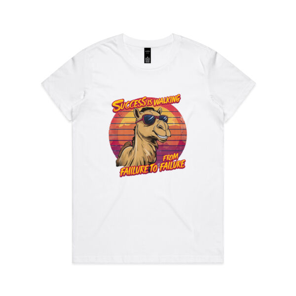Success is walking from failure to failure - AS Colour Womens Maple Tee Thumbnail