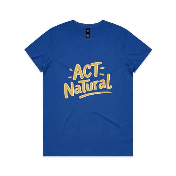 Act Natural - AS Colour Womens Maple Tee Thumbnail
