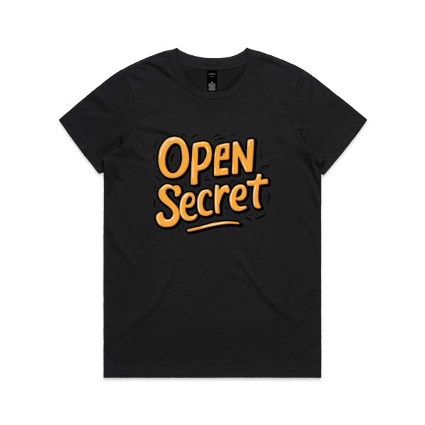 Open Secret - AS Colour Womens Maple Tee Thumbnail