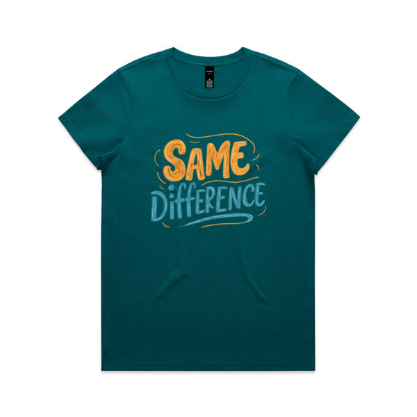 Same Difference - AS Colour Womens Maple Tee Thumbnail