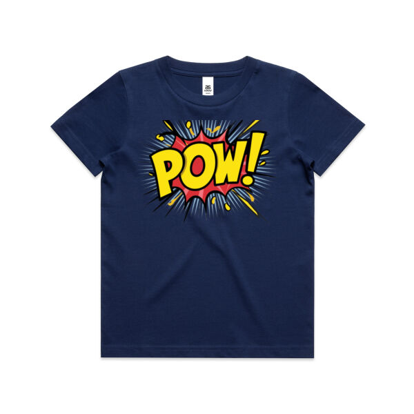 Pow! - AS Colour Kids Youth T shirt Thumbnail