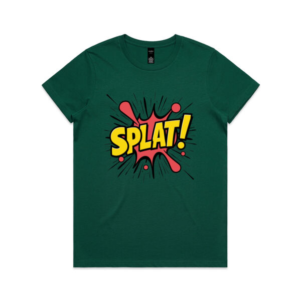 Splat! - AS Colour Womens Maple Tee Thumbnail