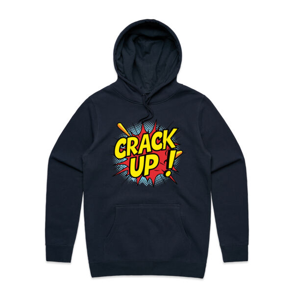 Crack Up! - AS Colour Mens Stencil Hoodie Thumbnail