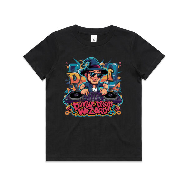 Double Drop Wizard - AS Colour Kids Youth T shirt Thumbnail