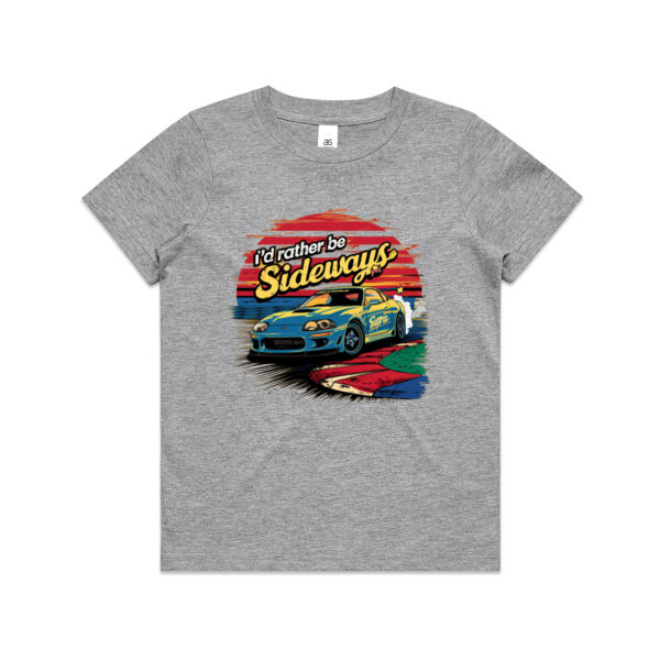 Sideways Supra - AS Colour Kids Youth T shirt Thumbnail