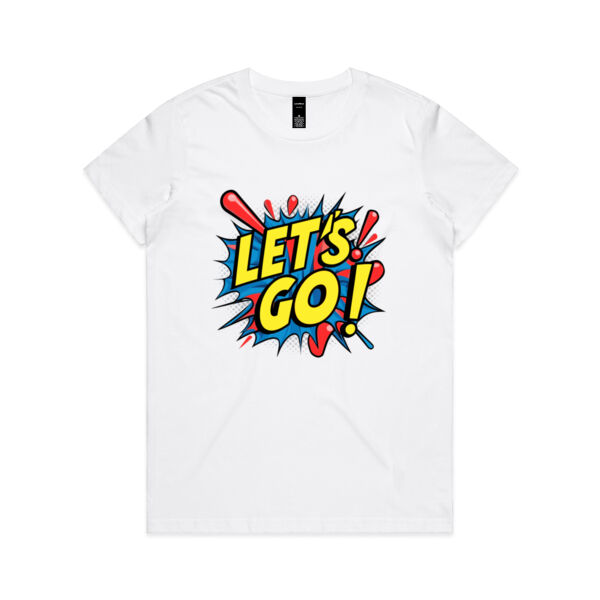 Let's Go! - AS Colour Womens Maple Tee Thumbnail