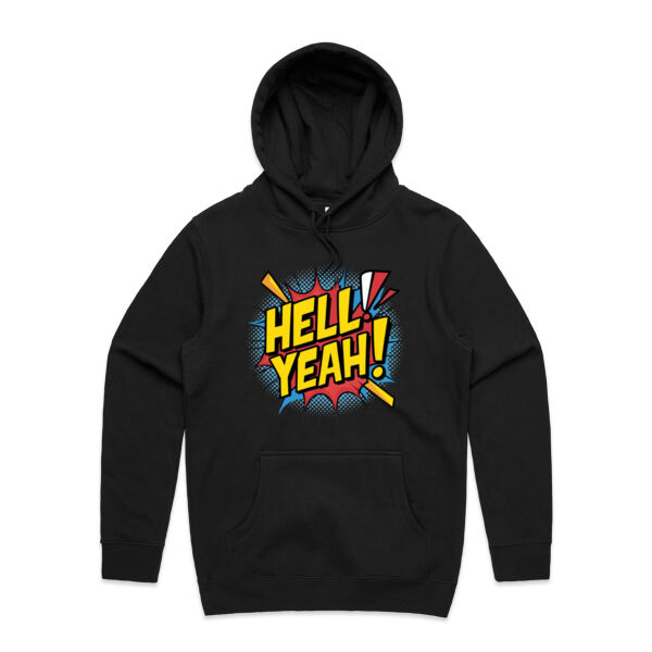 Hell Yeah! - AS Colour Mens Stencil Hoodie Thumbnail