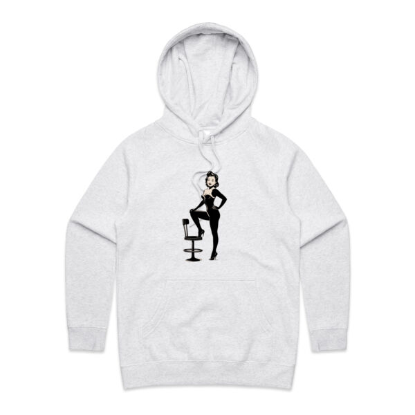 Barstool Pose - AS Colour Womens Supply Hood Thumbnail