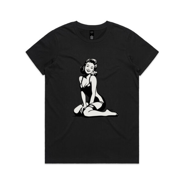 Kneeling - AS Colour Womens Maple Tee Thumbnail