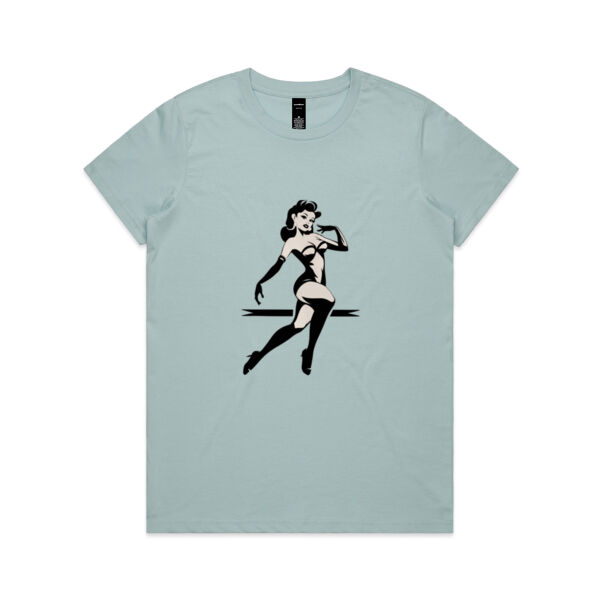 Sitting pose - AS Colour Womens Maple Tee Thumbnail