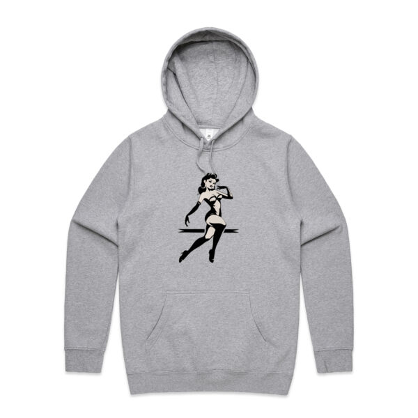 Sitting pose - AS Colour Mens Stencil Hoodie Thumbnail