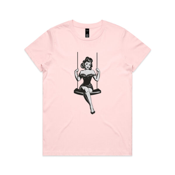Swinging - AS Colour Womens Maple Tee Thumbnail