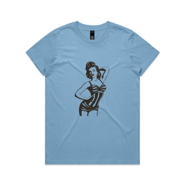 Transparent Dress - AS Colour Womens Maple Tee Thumbnail