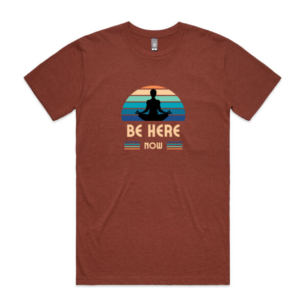 Be Here Now - AS Colour Mens Staple T shirt Thumbnail