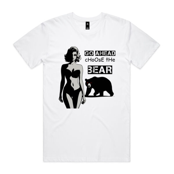 Go Ahead, Choose The Bear - AS Colour Mens Staple T shirt Thumbnail