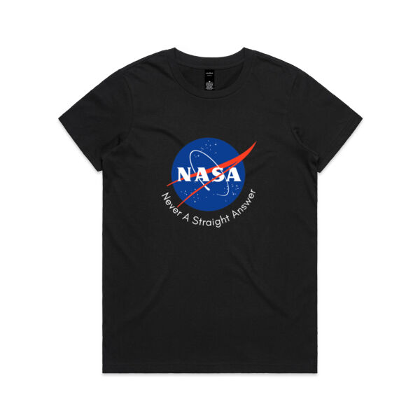 Never A Straight Answer - AS Colour Womens Maple Tee Thumbnail