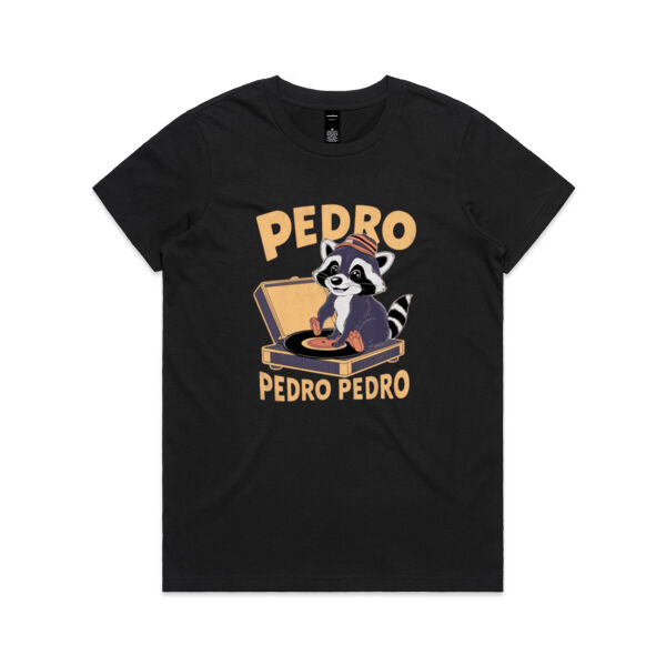 Pedro Pedro Pedro - AS Colour Womens Maple Tee Thumbnail